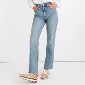 Madewell Classic Straight Jean - Light/Medium Wash